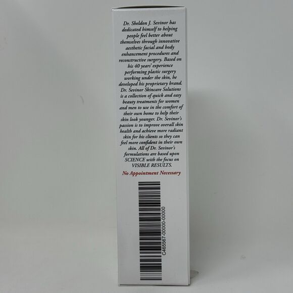 Dr Sevinor Face Lift Solution Exfoliating Cleanser Anti Aging Wrinkles New 6 oz - Picture 9 of 11